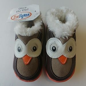 Zooligans Olive the Owl Shoes 7, New With Tag